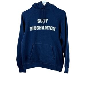 Vintage Suny Binghamton University Hoodie Made in USA Artex Jostens Size M